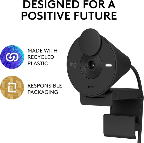 Logitech Brio 300 - Resim 9