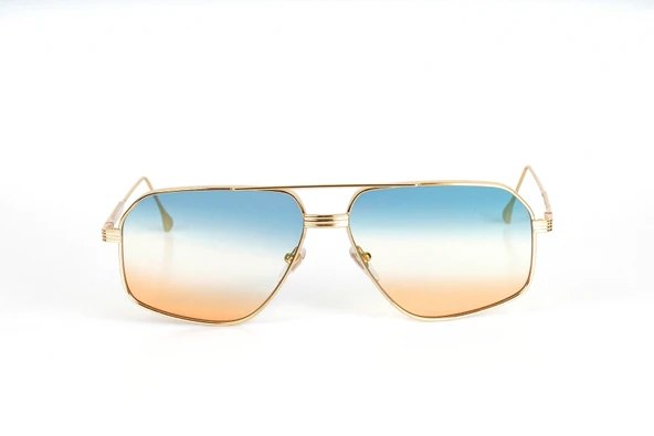 Franco Vital HEISEN GLD MAVİ TURUNCU 60 Unisex Güneş Gözlüğü ürün görseli 1