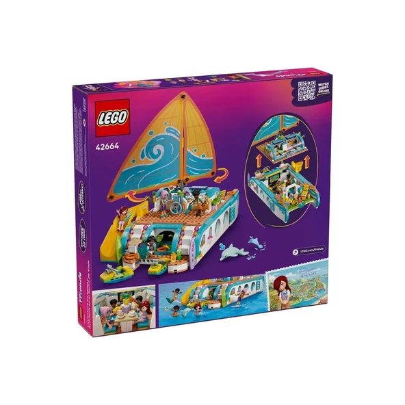 42664 Lego Friends Gezi Teknesi Macerası 685 parça +8 yaş - Resim 7