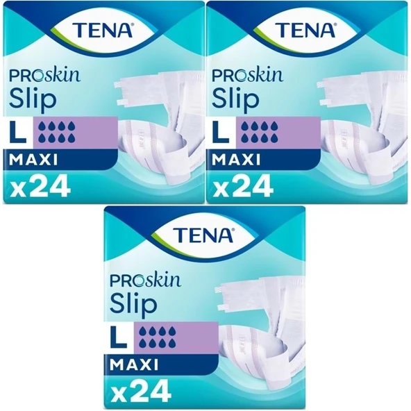 Tena Proskin Slip Maxi Bel Bantlı Yetişkin Bezi L - Büyük - Large 72 Adet ürün görseli 1