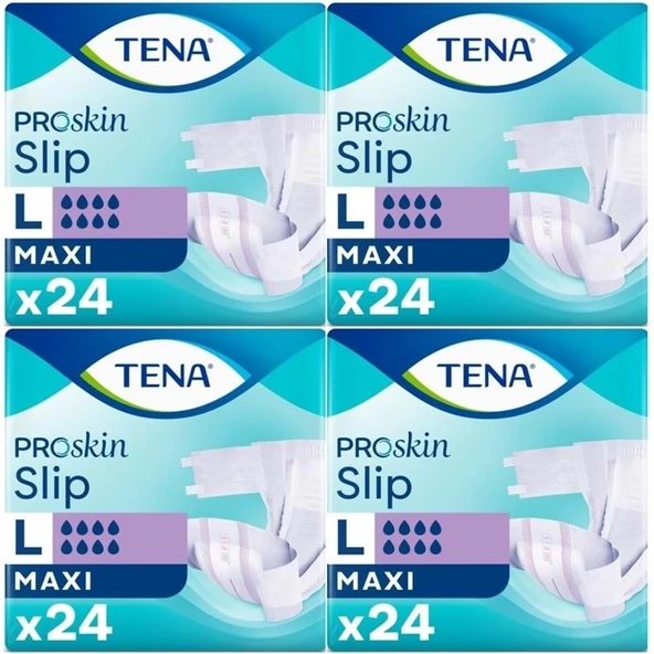 Tena Proskin Slip Maxi Bel Bantlı Yetişkin Bezi L - Büyük - Large 96 Adet ürün görseli 1