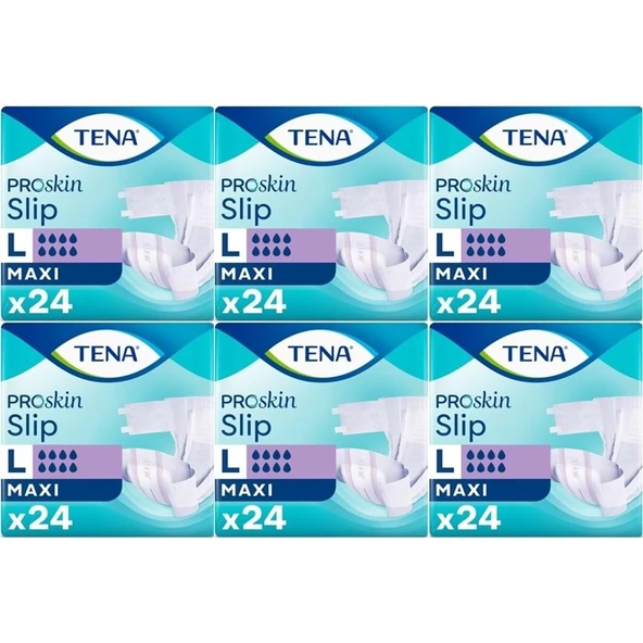 Tena Proskin Slip Maxi Bel Bantlı Yetişkin Bezi L - Büyük - Large 144 Adet ürün görseli 1