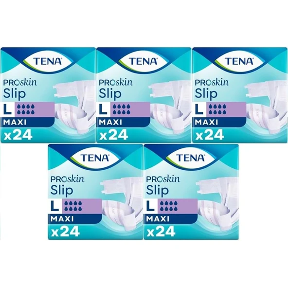 Tena Proskin Slip Maxi Bel Bantlı Yetişkin Bezi L - Büyük - Large 120 Adet ürün görseli 1