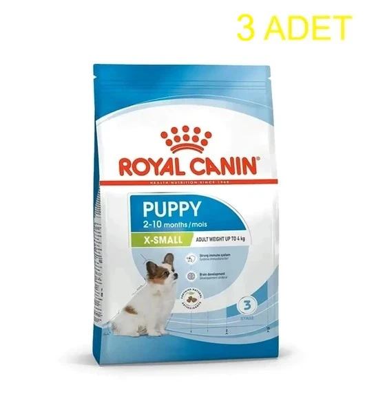 Royal Canin Xsmall Puppy Yavru Köpek Maması 500 gr x 3 (SKT:11.2026) ürün görseli 1