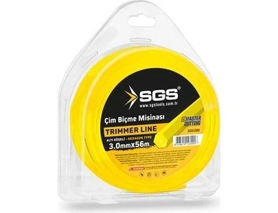 Tırpan Misinası 3.0 mm 56 mt Altıgen (Sarı) ürün görseli 1