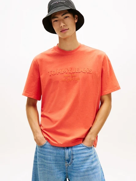 Tommy Hilfiger   TJM 90S NEW CLASSICS SS TEE Erkek Kırmızı T-Shirt - DM0DM22545 ürün görseli 1