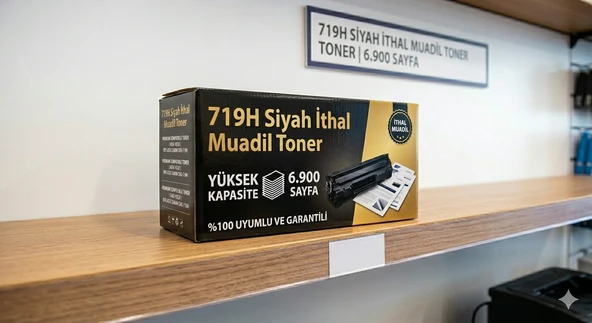 Canon I-Sensys LBP6650DN 719H Siyah Ithal Muadil Toner 6.900 Sayfa ürün görseli 1