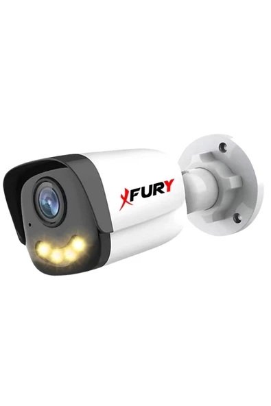 FURY 5MP Lens 1080P Full HD AHD 4 Led Gece Görüşlü Renkli Su Geçirmez Güvenlik Kamera ürün görseli 1