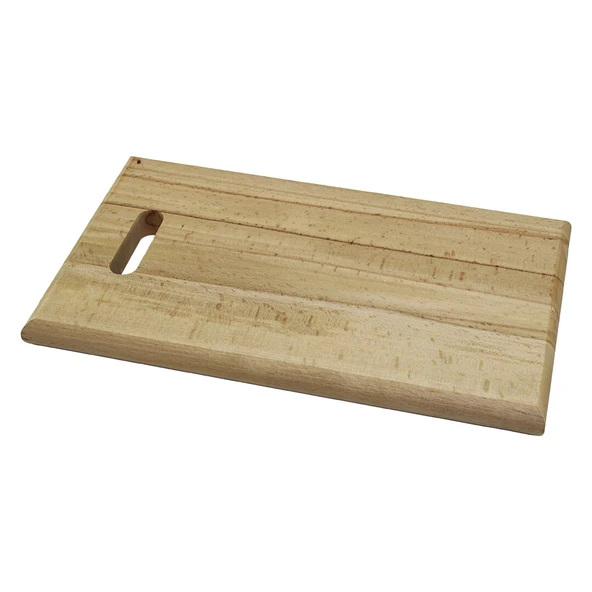 25X40CM   KALIN=2.5CM  AHŞAP KESİM PANOSU - ET TAHTASI  EL GEÇMELİ KULP (5224) ürün görseli 1