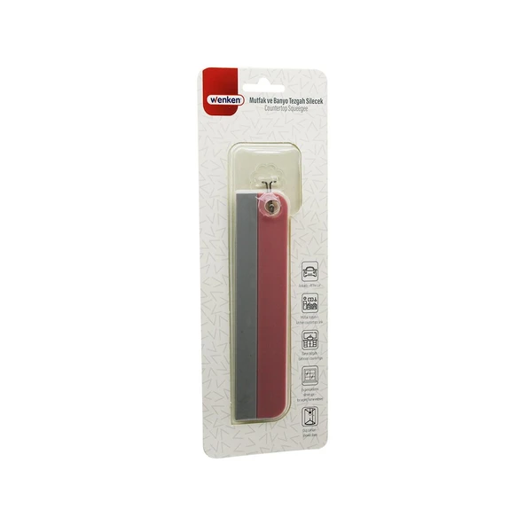 MUTFAK-BANYO TEZGAH OTO-EV PENCERE SİLECEK CAMSİL - ÇEKPAS SAPSIZ - TUTACAKLI ASKILIKLI 17.5CM (5224) ürün görseli 1