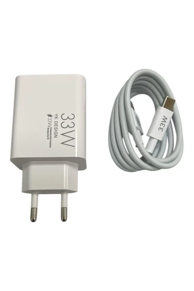 Usb Type-c 33W Şarj Aleti YK-SR68 (5224) - Resim 2