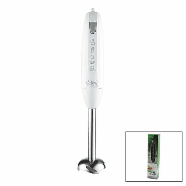 KİWİ KHB-4415  ÇUBUK  EL BLENDER  ÇELİK UÇLU   DC MOTOR - 300W (5224) ürün görseli 1