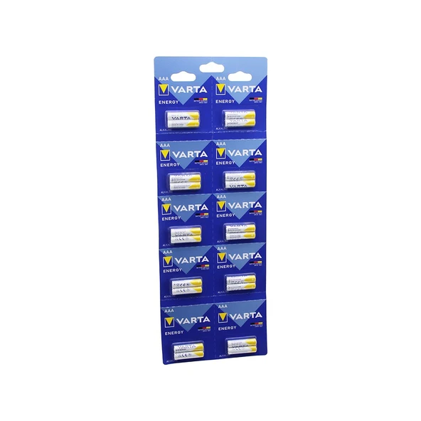 VARTA İNCE PİL ALKALİN 20PCS (5224) ürün görseli 1