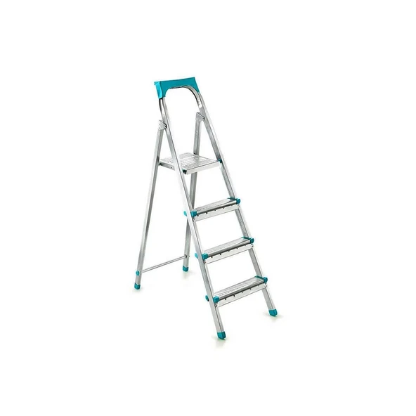3+1BASAMAKLI METAL MERDİVEN Y: 82CM - 120KG.TAŞIMA KAPASİTESİ (5224) ürün görseli 1