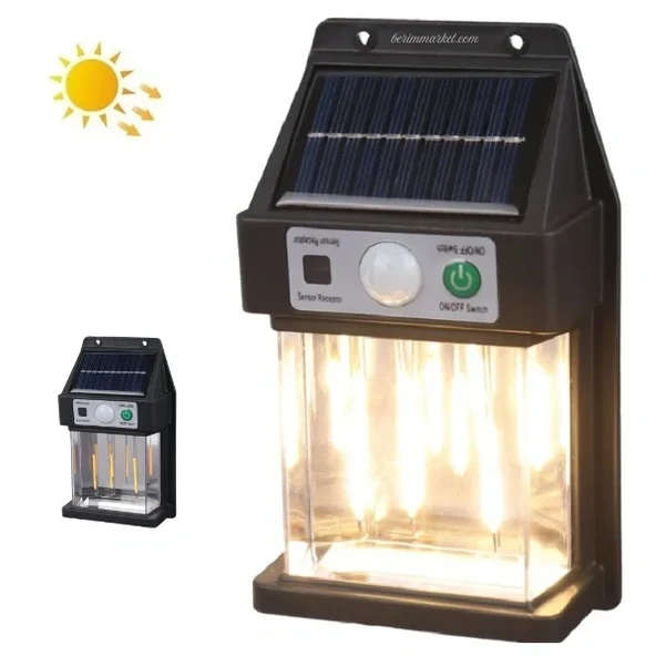 Güneş Enerjili Duvar Lambası YX-666 3W (5224) ürün görseli 1