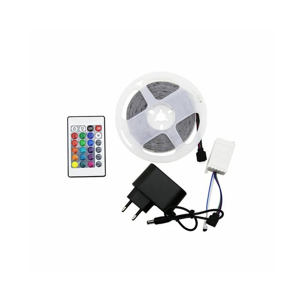 LED RGB KUMANDALI ŞERİT LED 5MT (5224) - Resim 2