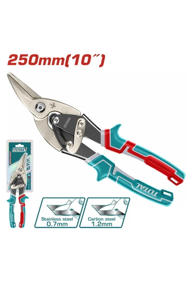 TOTAL Alüminyum Ve Saç Kesme Makası SOL 250 MM Yüksek Kalite THT521106 NMS HIRDAVAT() ürün görseli 1