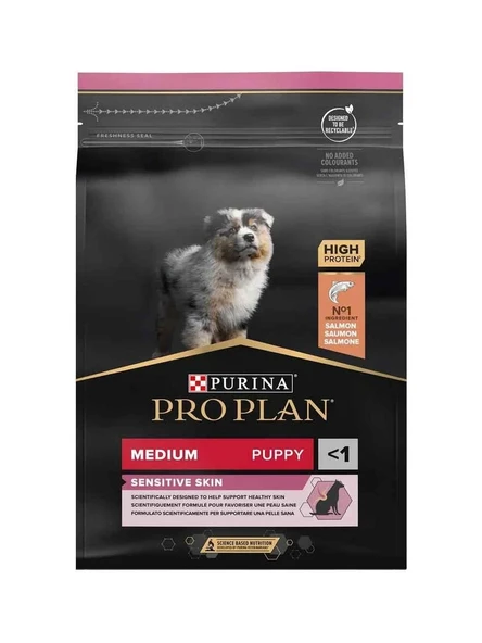 Pro Plan Medium Puppy Somonlu Orta Irk Yavru Köpek Maması 3 Kg ürün görseli 1