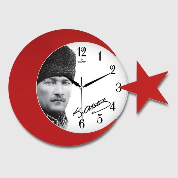 Ay Yildiz Duvar Saati 134-2 ürün görseli 1