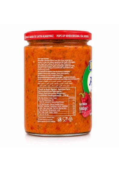Burcu Ajvar Tatlı Kahvaltılık Sos 560 gr - Resim 2