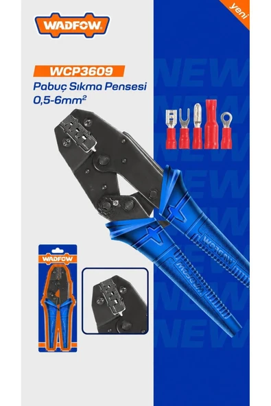 WADFOW İzoleli Pabuç Sıkma Pensesi 0.5-6 mm2 ürün görseli 1