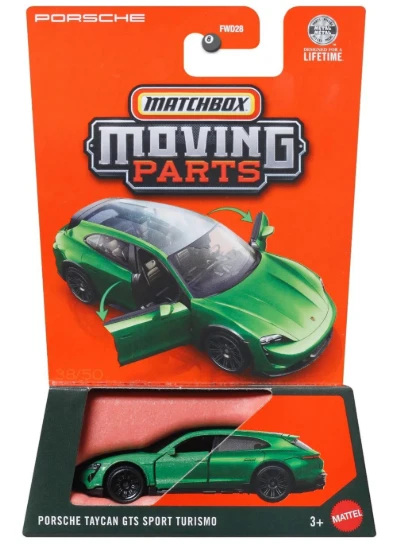 Matchbox 2026 serisi Moving parts Porsche Taycan gts sport turismo ürün görseli 1