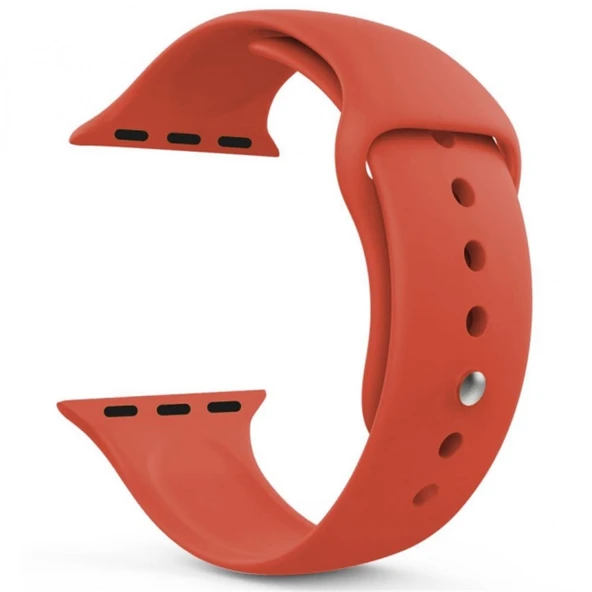 Akıllı Saat Silikon Kordon 42/44 Mm Turuncu ürün görseli 1