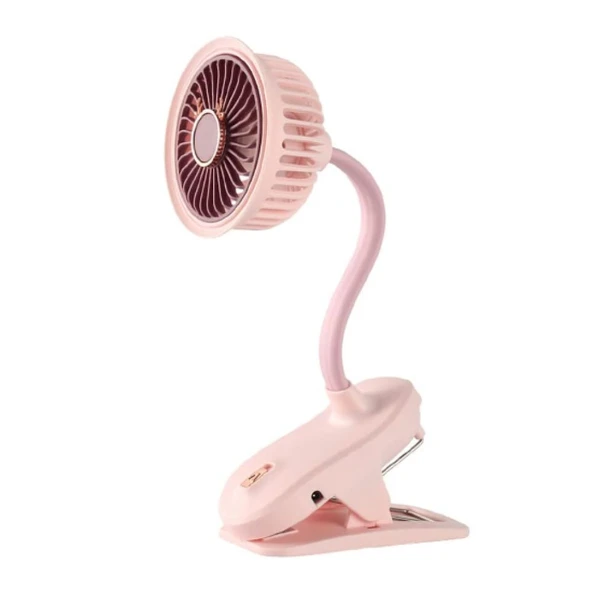 Taşınabilir Mini Klips Bebek Arabası Fanı Soğutma Hava Sirkülatöründe 360 Derece Dönebilen Klips ürün görseli 1