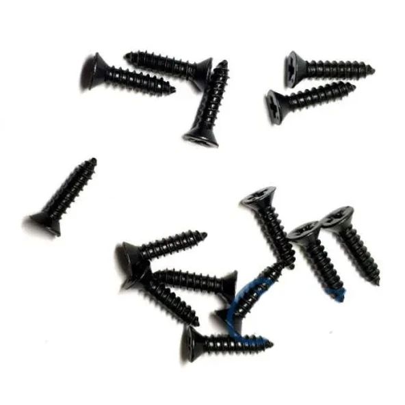 Klips, Menteşe, Ayak, Ağaç, Sunta Vidası 2,2x6,5mm - Siyah 1000 Adet ürün görseli 1
