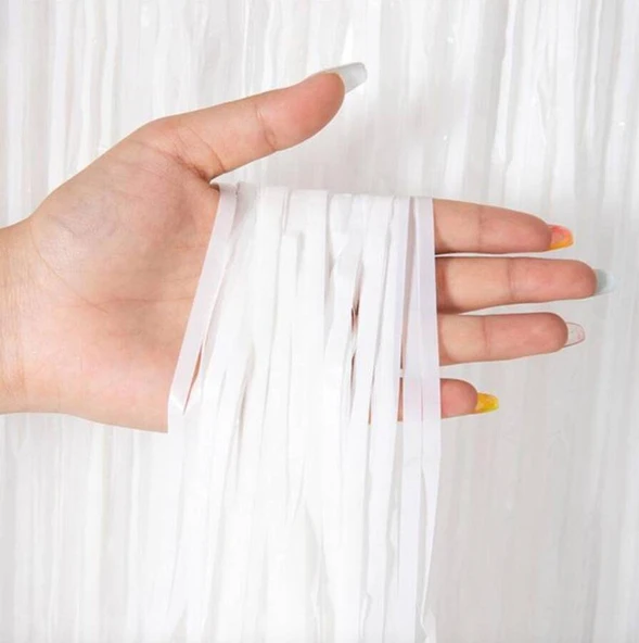 Soft Beyaz Renk Duvar ve Kapı Perdesi İthal 100x200 cm ürün görseli 1