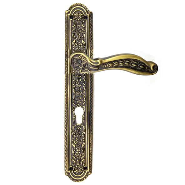 Antika Tarz Dekoratif Pirinç Ulu Model Desenli Oda Kapı Kolu - 354x57 mm, Antik ürün görseli 1