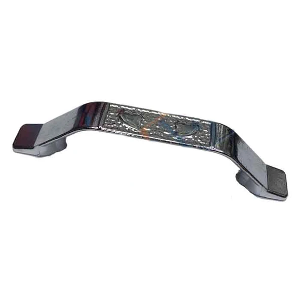 Dekoratif Zamak Kulp İçten - 64mm, Nikel, 100 Adet ürün görseli 1