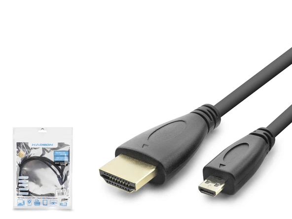 Hdmi To Micro Hdmi Kablo 1.5 M - Siyah HDX2007 ürün görseli 1