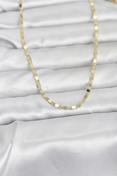 CM 14K Gold Renk Ezme Zincir 60 cm Kadın Kolye TJ-BKO10964 ürün görseli 1