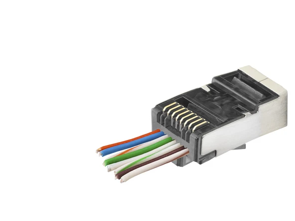 Cat6E Ez Rj45 Metal Konnektör 100 Adet Plastik Kutu - Siyah ND2418 ürün görseli 1