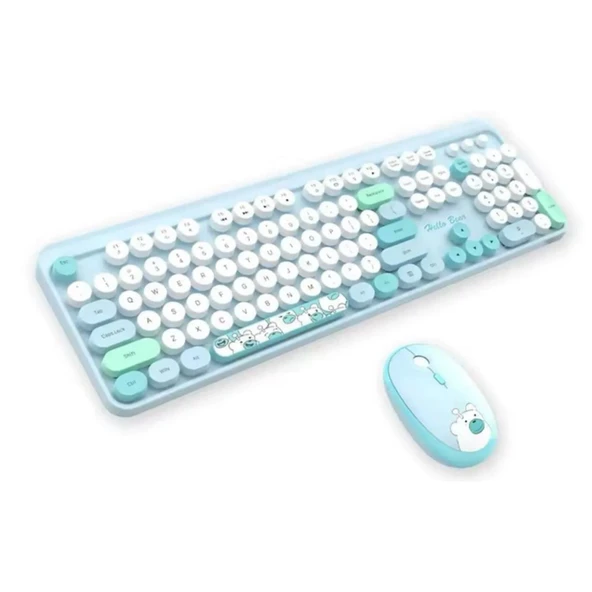 Mofii Zr513/M Sweet Mavi Klavye Mouse Set ürün görseli 1