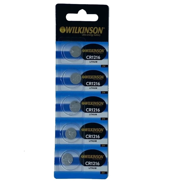 Wılkınson 1216 3v Lityum Düğme Pil 5'li Paket ürün görseli 1