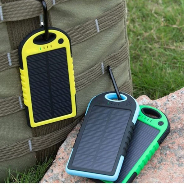 Güneş Enerjili Solar Powerbank 10000 Mah ürün görseli 1