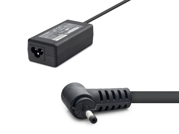 Laptop Adaptörü 40W 19V 2.1A 2.3X0.7 Mm Siyah HD728 ürün görseli 1