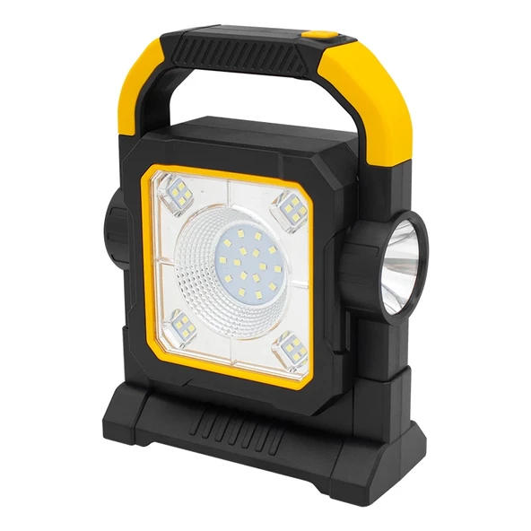 Hc-7078-c 3 Çalışma Modlu Cob Ledli Solar Taşınabilir Şarjlı Solar Lamba ürün görseli 1