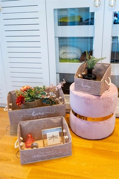 2 Adet Keçe Raf Organizer Seti Mega/maxi/kutu Organizer - Resim 2