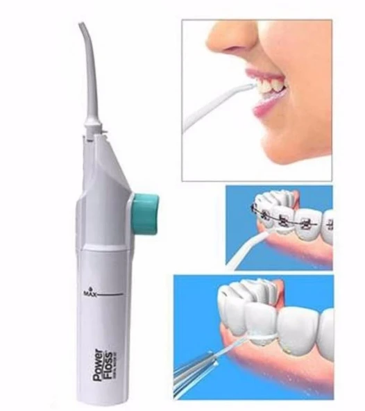 Ergonomik Tasarım Power Floss Mekanik Diş Ve Ağız Temizleme Aleti ürün görseli 1
