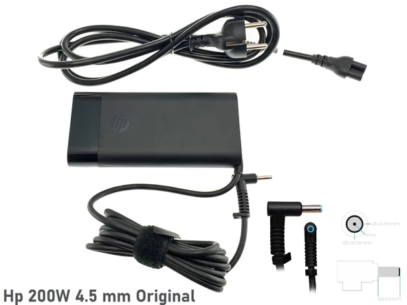 Hp Victus 16-r1070nt Gaming Orjinal Adaptör 200W ürün görseli 1