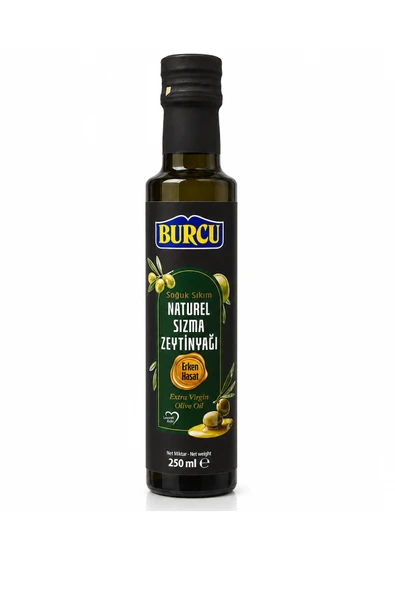 Burcu Soğuk Sıkım Naturel Sızma Zeytinyağı 250 ml ürün görseli 1