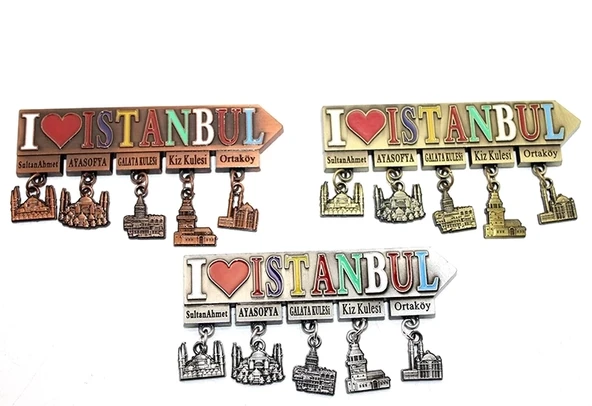 İstanbul Temalı Metal Magnet Alk3343 ürün görseli 1