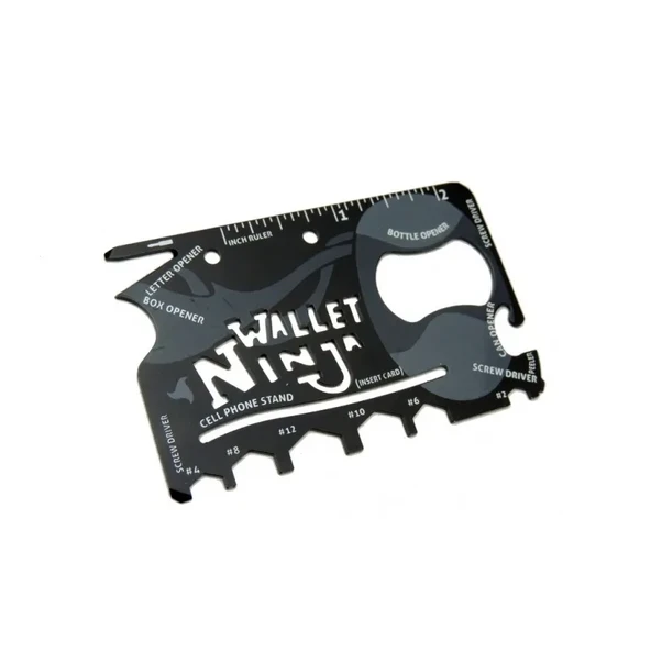 Ninja Wallet Survival Acil Durum Kiti / Kartı - 18 İn 1 ürün görseli 1