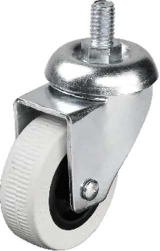 332 - 50x20 Mm Çift Bilyalı Vidalı Teker 4 Adet ürün görseli 1