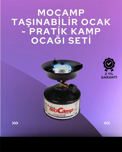 Hafif Ve Kompakt Tasarımlı Taşınabilir Kamp Ocağı – Ergonomik Kullanım ürün görseli 1