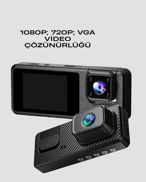 1080p 3 Kameralı Araç Dvr -Q301 - Resim 4