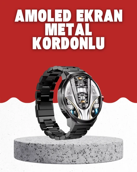 Nabız, Uyku Ve Spor Takibi İle Sw80 Akıllı Saat Sağlık Dostunuz ürün görseli 1